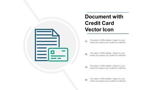 Document With Credit Card Vector Icon Ppt PowerPoint Presentation Icon Demonstration Document With Credit Card Vector Icon Ppt PowerPoint Presentation Icon Demonstration