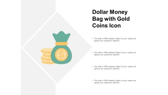 Dollar Money Bag With Gold Coins Icon Ppt PowerPoint Presentation Pictures Sample Dollar Money Bag With Gold Coins Icon Ppt PowerPoint Presentation Pictures Sample