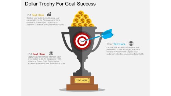Dollar Trophy For Goal Success Powerpoint Templates Dollar Trophy For Goal Success Powerpoint Templates