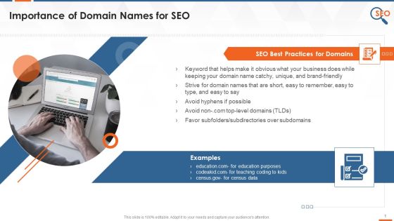 Domain Names And Ulrs Importance In SEO Training Ppt Domain Names And Ulrs Importance In SEO Training Ppt