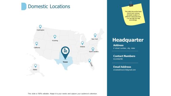 Domestic Locations Ppt PowerPoint Presentation Gallery Background Domestic Locations Ppt PowerPoint Presentation Gallery Background