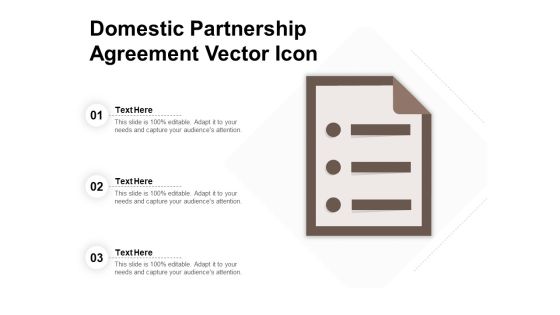 Domestic Partnership Agreement Vector Icon Ppt PowerPoint Presentation Portfolio Designs PDF Domestic Partnership Agreement Vector Icon Ppt PowerPoint Presentation Portfolio Designs PDF