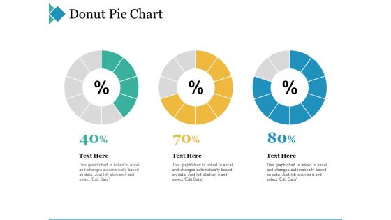 Donut Pie Chart Ppt PowerPoint Presentation Infographic Template Example 2015