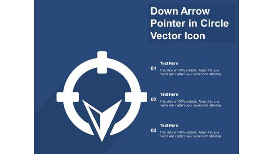 Down Arrow Pointer In Circle Vector Icon Ppt PowerPoint Presentation Diagram Images PDF Down Arrow Pointer In Circle Vector Icon Ppt PowerPoint Presentation Diagram Images PDF