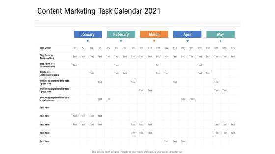 Drafting A Successful Content Plan Approach For Website Content Marketing Task Calendar 2021 Ideas PDF Drafting A Successful Content Plan Approach For Website Content Marketing Task Calendar 2021 Ideas PDF
