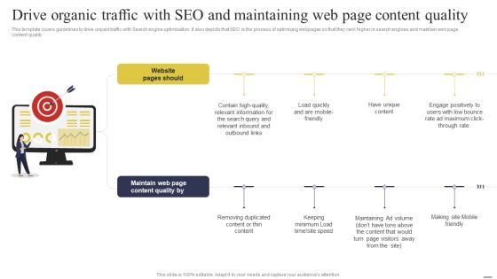 Drive Organic Traffic With SEO And Maintaining Web Page Content Quality Microsoft PDF Drive Organic Traffic With SEO And Maintaining Web Page Content Quality Microsoft PDF