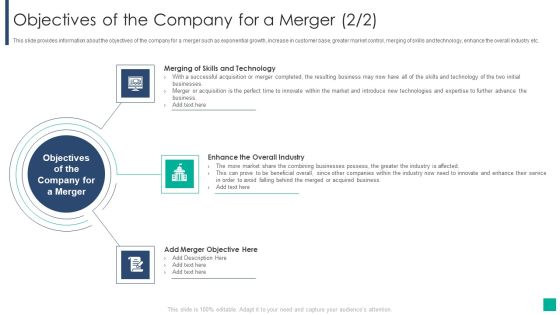 Drivers Influencing The Execution Of Merger And Acquisition Strategy Objectives Of The Company For A Merger Rules PDF Drivers Influencing The Execution Of Merger And Acquisition Strategy Objectives Of The Company For A Merger Rules PDF