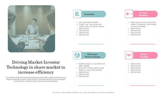 Driving Market Investor Technology In Share Market To Increase Efficiency Information PDF Driving Market Investor Technology In Share Market To Increase Efficiency Information PDF