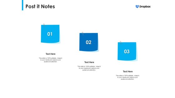 Dropbox Fundraising Elevator Post It Notes Graphics PDF