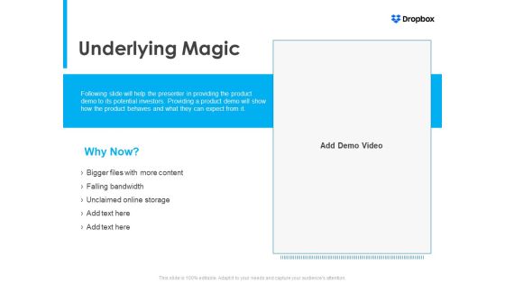 Dropbox Fundraising Elevator Underlying Magic Structure PDF