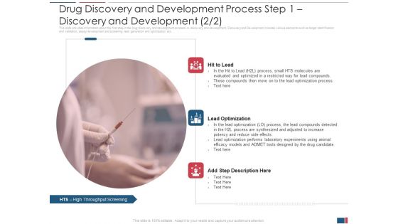 Drug Discovery And Development Process Step 1 Discovery And Development Lead Designs PDF Drug Discovery And Development Process Step 1 Discovery And Development Lead Designs PDF