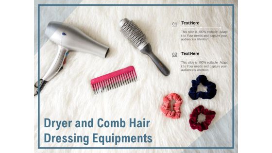 Dryer And Comb Hair Dressing Equipments Ppt PowerPoint Presentation Model Slide PDF Dryer And Comb Hair Dressing Equipments Ppt PowerPoint Presentation Model Slide PDF