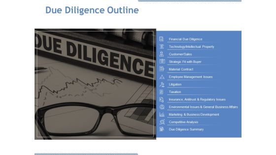 Due Diligence Outline Ppt PowerPoint Presentation Inspiration Gallery Due Diligence Outline Ppt PowerPoint Presentation Inspiration Gallery