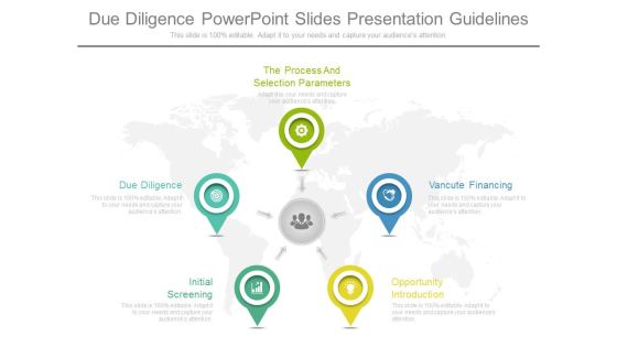 Due Diligence Powerpoint Slides Presentation Guidelines Due Diligence Powerpoint Slides Presentation Guidelines