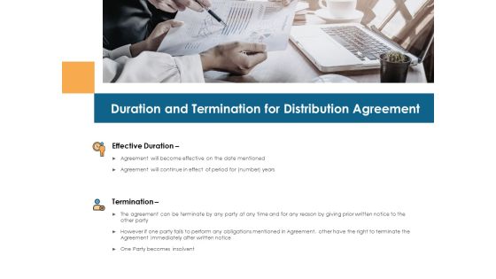 Duration And Termination For Distribution Agreement Ppt PowerPoint Presentation Model Vector Duration And Termination For Distribution Agreement Ppt PowerPoint Presentation Model Vector