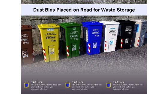 Dust Bins Placed On Road For Waste Storage Ppt PowerPoint Presentation Icon Rules PDF Dust Bins Placed On Road For Waste Storage Ppt PowerPoint Presentation Icon Rules PDF