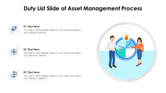 Duty List Slide Of Asset Management Process Ppt PowerPoint Presentation Model Slide Portrait Duty List Slide Of Asset Management Process Ppt PowerPoint Presentation Model Slide Portrait