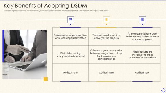 Dynamic System Development Method Tools And Techniques IT Key Benefits Of Adopting DSDM Elements PDF Dynamic System Development Method Tools And Techniques IT Key Benefits Of Adopting DSDM Elements PDF