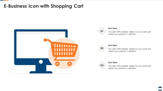 E Business Icon With Shopping Cart Structure PDF E Business Icon With Shopping Cart Structure PDF