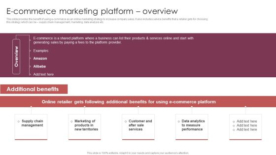 E Commerce Marketing Platform Overview Ideas PDF E Commerce Marketing Platform Overview Ideas PDF