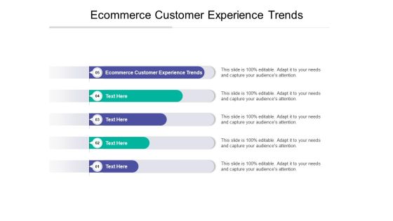 Ecommerce Customer Experience Trends Ppt PowerPoint Presentation Show Graphics Cpb Ecommerce Customer Experience Trends Ppt PowerPoint Presentation Show Graphics Cpb