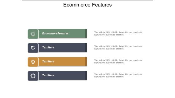 Ecommerce Features Ppt PowerPoint Presentation Layouts Show Cpb Ecommerce Features Ppt PowerPoint Presentation Layouts Show Cpb