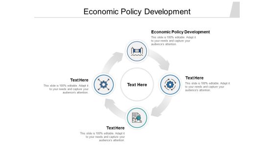 Economic Policy Development Ppt PowerPoint Presentation Summary Objects Cpb