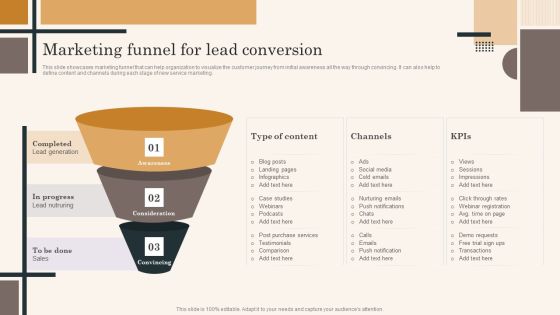 Edtech Service Launch And Promotion Plan Marketing Funnel For Lead Conversion Formats PDF Edtech Service Launch And Promotion Plan Marketing Funnel For Lead Conversion Formats PDF