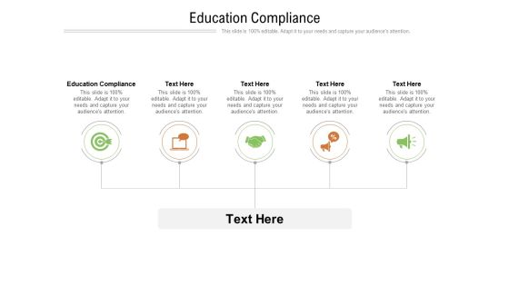 Education Compliance Ppt PowerPoint Presentation Professional Slides Cpb Pdf