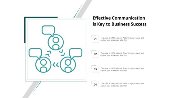 Effective Communication Is Key To Business Success Ppt PowerPoint Presentation Styles Visual Aids