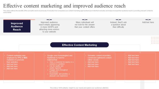 Effective Content Marketing And Improved Audience Reach Formats PDF Effective Content Marketing And Improved Audience Reach Formats PDF