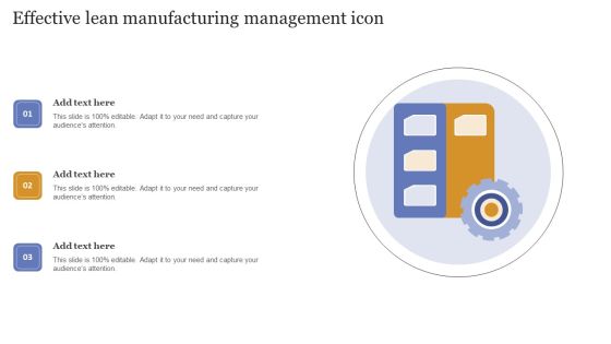 Effective Lean Manufacturing Management Icon Rules PDF