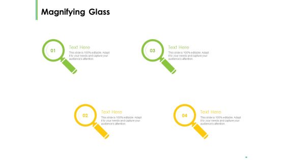 Effective Management Magnifying Glass Audience Attention Ppt Ideas Brochure PDF
