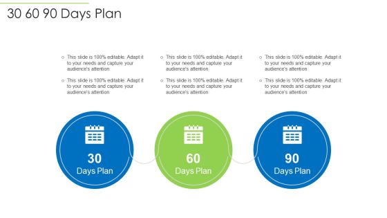 Effective Project Management Enhancing Customer Communication Time Management 30 60 90 Days Plan Brochure PDF