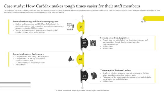 Effective Strategies For Retaining Healthcare Staff Case Study How Carmax Makes Tough Times Easier Guidelines PDF Effective Strategies For Retaining Healthcare Staff Case Study How Carmax Makes Tough Times Easier Guidelines PDF