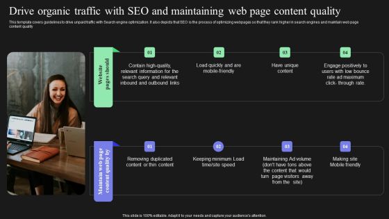 Effective Target Marketing Strategies To Acquire Customers Drive Organic Traffic With SEO And Maintaining Guidelines PDF Effective Target Marketing Strategies To Acquire Customers Drive Organic Traffic With SEO And Maintaining Guidelines PDF