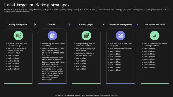 Effective Target Marketing Strategies To Acquire Customers Local Target Marketing Strategies Professional PDF Effective Target Marketing Strategies To Acquire Customers Local Target Marketing Strategies Professional PDF