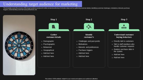 Effective Target Marketing Strategies To Acquire Customers Understanding Target Audience For Marketing Icons PDF Effective Target Marketing Strategies To Acquire Customers Understanding Target Audience For Marketing Icons PDF