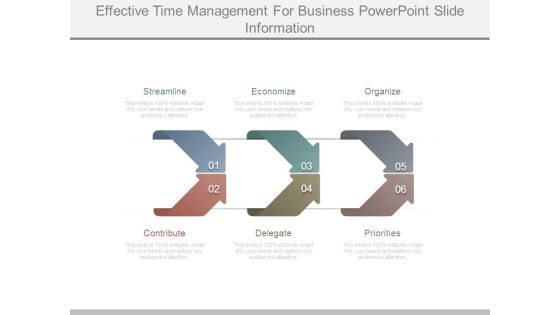 Effective Time Management For Business Powerpoint Slide Information Effective Time Management For Business Powerpoint Slide Information