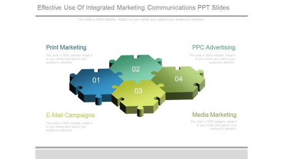 Effective Use Of Integrated Marketing Communications Ppt Slides Effective Use Of Integrated Marketing Communications Ppt Slides