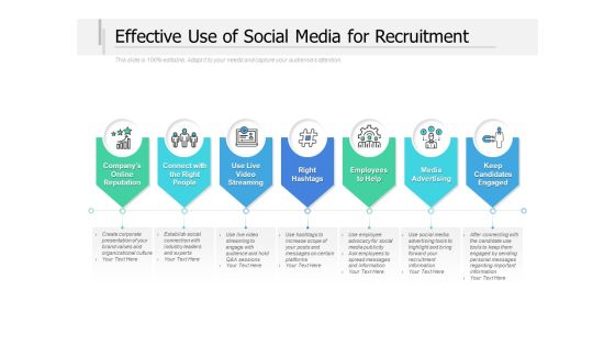 Effective Use Of Social Media For Recruitment Ppt PowerPoint Presentation Inspiration Slide Effective Use Of Social Media For Recruitment Ppt PowerPoint Presentation Inspiration Slide