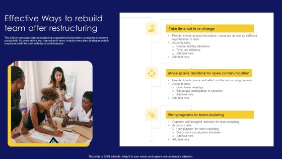 Effective Ways To Rebuild Team After Restructuring Elements PDF Effective Ways To Rebuild Team After Restructuring Elements PDF