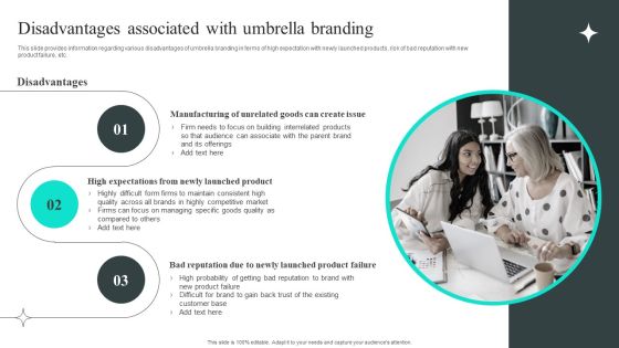 Efficient Administration Of Product Business And Umbrella Branding Disadvantages Associated With Umbrella Branding Professional PDF Efficient Administration Of Product Business And Umbrella Branding Disadvantages Associated With Umbrella Branding Professional PDF