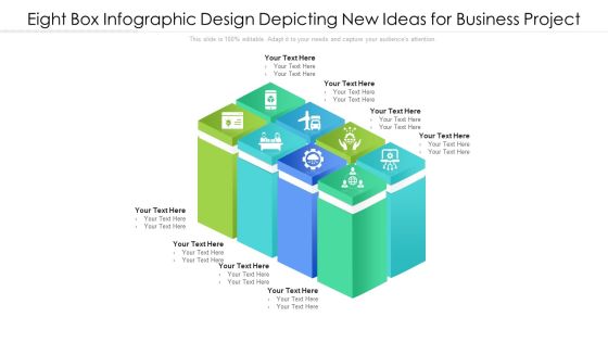 Eight Box Infographic Design Depicting New Ideas For Business Project Ppt PowerPoint Presentation File Inspiration PDF