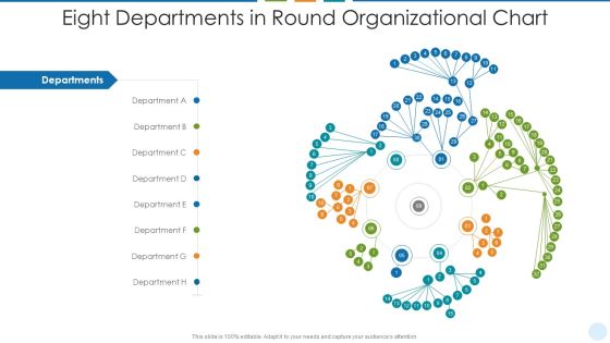 Eight Departments In Round Organizational Chart Pictures PDF Eight Departments In Round Organizational Chart Pictures PDF