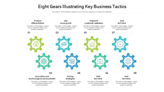 Eight Gears Illustrating Key Business Tactics Ppt PowerPoint Presentation Gallery Grid PDF Eight Gears Illustrating Key Business Tactics Ppt PowerPoint Presentation Gallery Grid PDF
