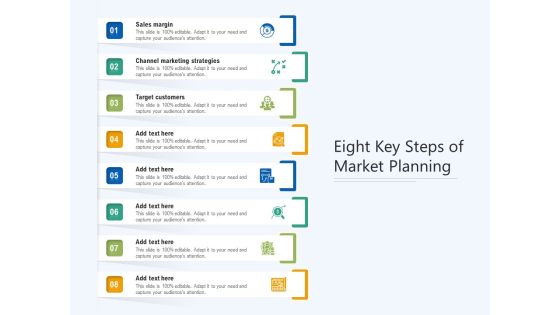 Eight Key Steps Of Market Planning Ppt PowerPoint Presentation Professional Designs PDF