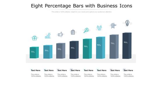 Eight Percentage Bars With Business Icons Ppt PowerPoint Presentation Icon Graphic Tips Eight Percentage Bars With Business Icons Ppt PowerPoint Presentation Icon Graphic Tips