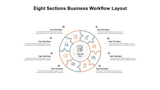 Eight Sections Business Workflow Layout Ppt PowerPoint Presentation Summary Infographic Template