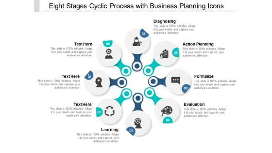 eight stages cyclic process with business planning icons ppt powerpoint presentation file professional eight stages cyclic process with business planning icons ppt powerpoint presentation file professional